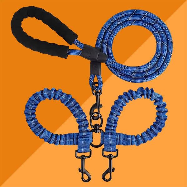 SavvyPet™ No-Tangle Double Leash