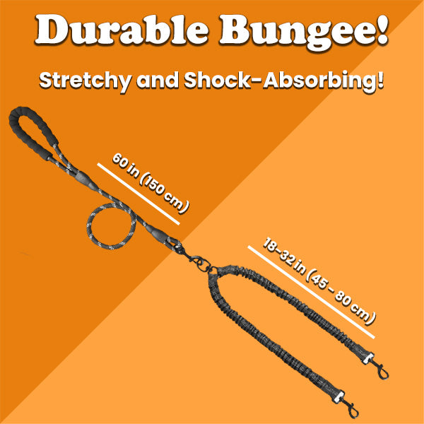 SavvyPet™ No-Tangle Double Leash