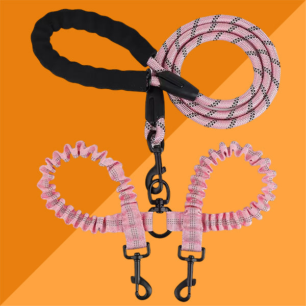 SavvyPet™ No-Tangle Double Leash
