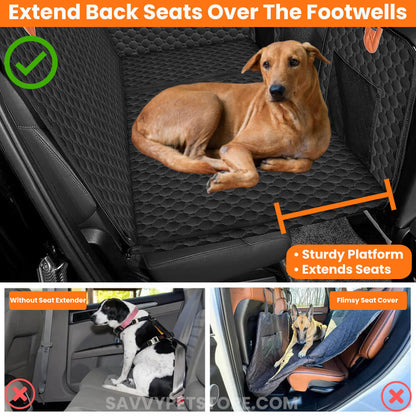 SavvyPet™ - Hard Bottom Car Seat Cover