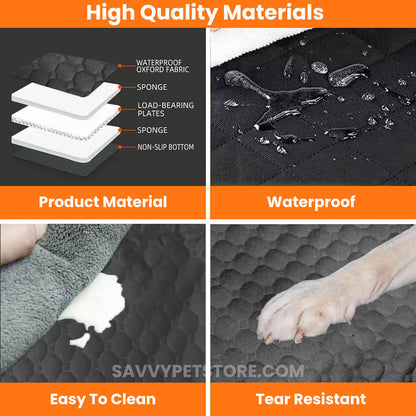 SavvyPet™ - Hard Bottom Car Seat Cover