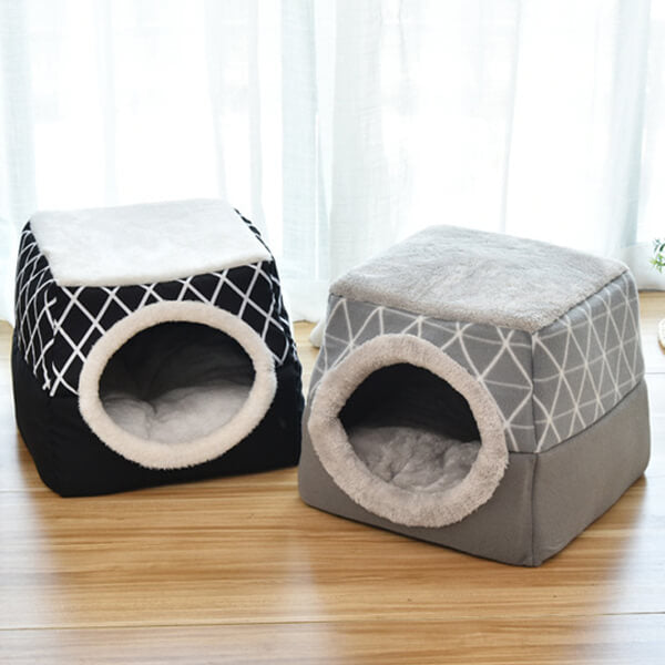 2-In-1 Cat House Bed