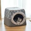 2-In-1 Cat House Bed