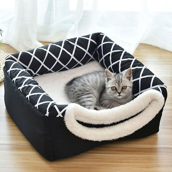 2-In-1 Cat House Bed
