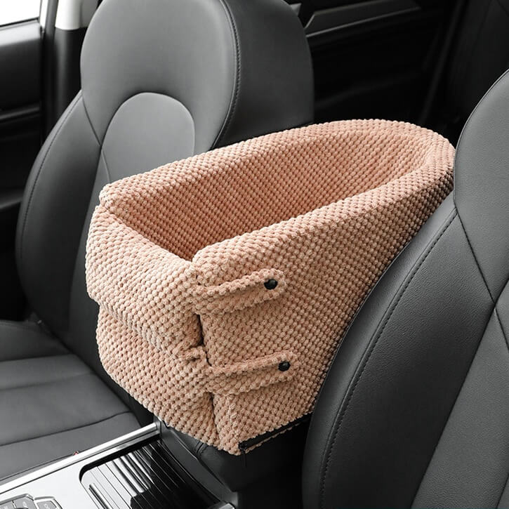 Snuggly-Safe Puppy Car Seat
